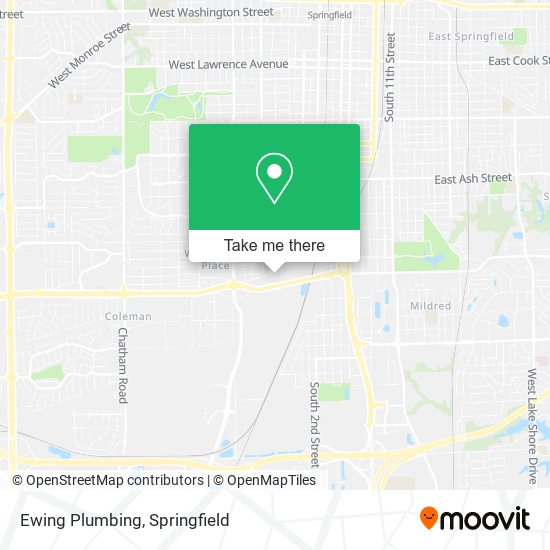 Ewing Plumbing map