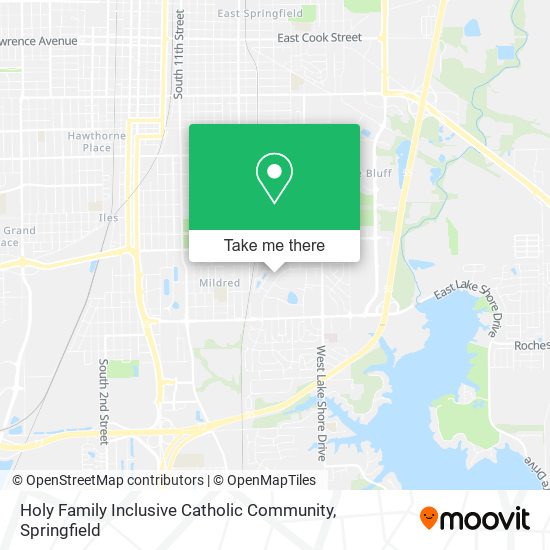 Holy Family Inclusive Catholic Community map