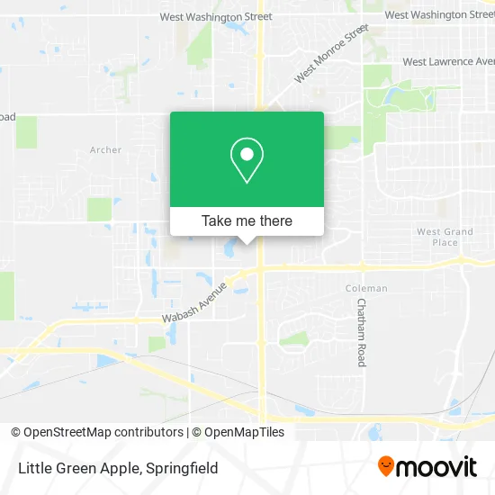 Little Green Apple map