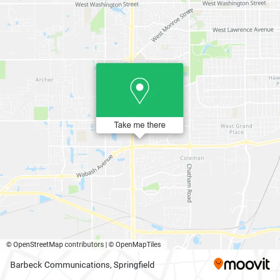 Mapa de Barbeck Communications