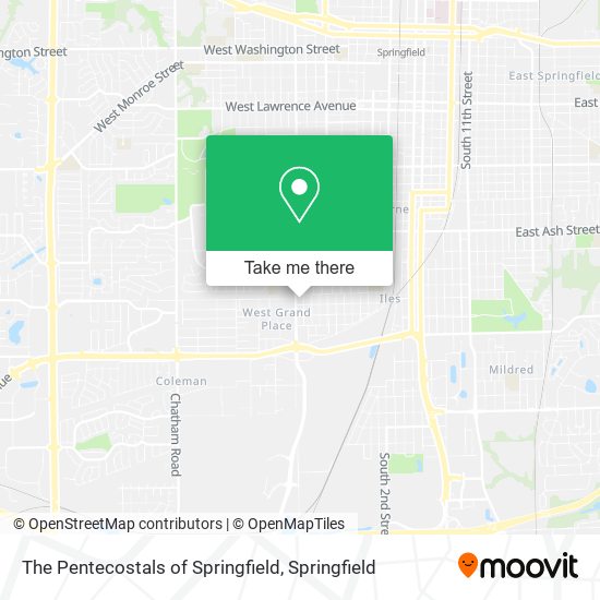 Mapa de The Pentecostals of Springfield