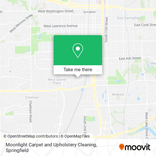 Mapa de Moonlight Carpet and Upholstery Cleaning