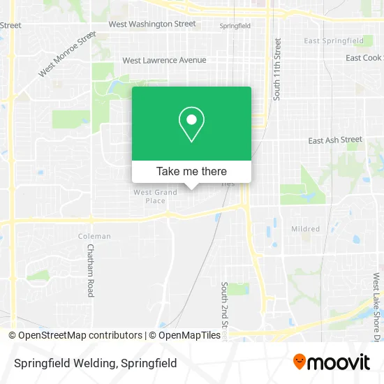 Springfield Welding map