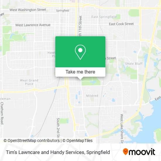Mapa de Tim's Lawncare and Handy Services