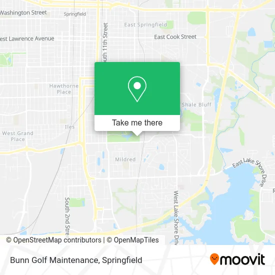 Bunn Golf Maintenance map