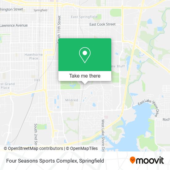 Four Seasons Sports Complex map