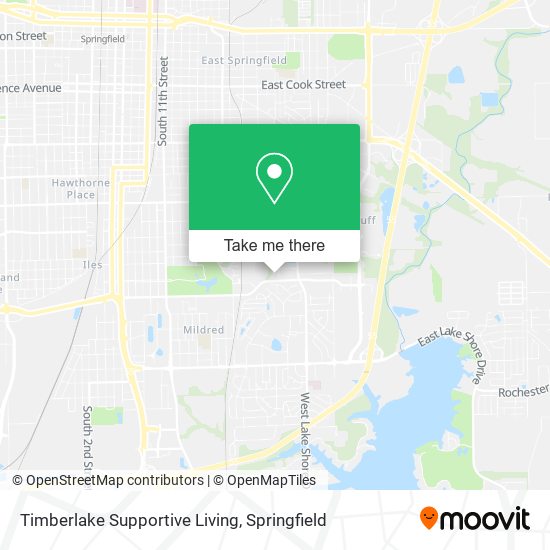 Timberlake Supportive Living map