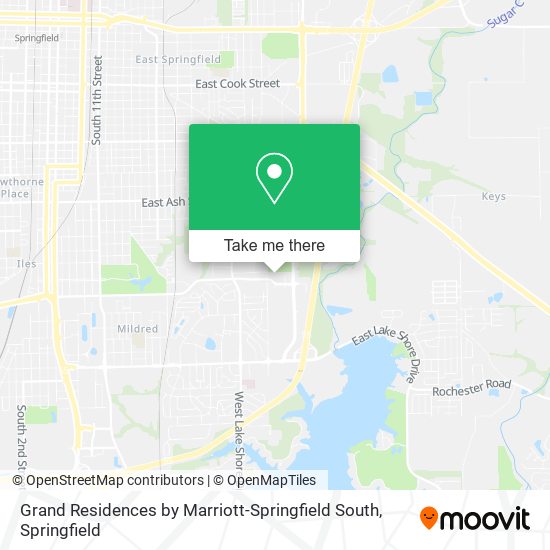 Grand Residences by Marriott-Springfield South map