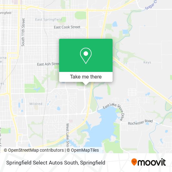 Springfield Select Autos South map