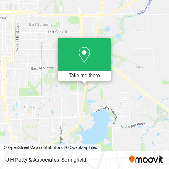 J H Petty & Associates map