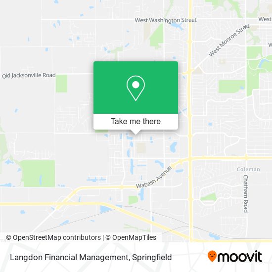 Langdon Financial Management map