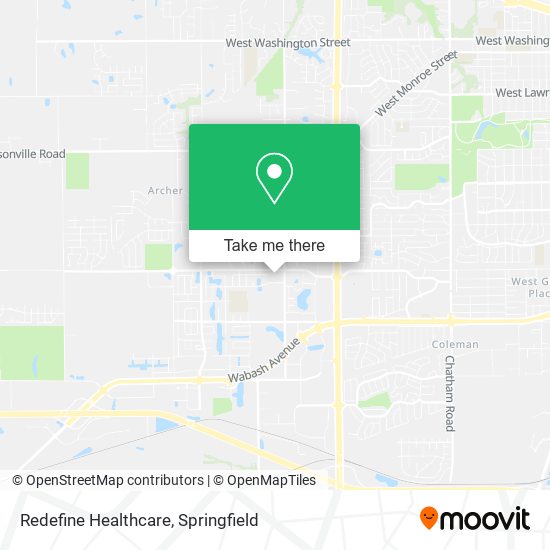 Redefine Healthcare map