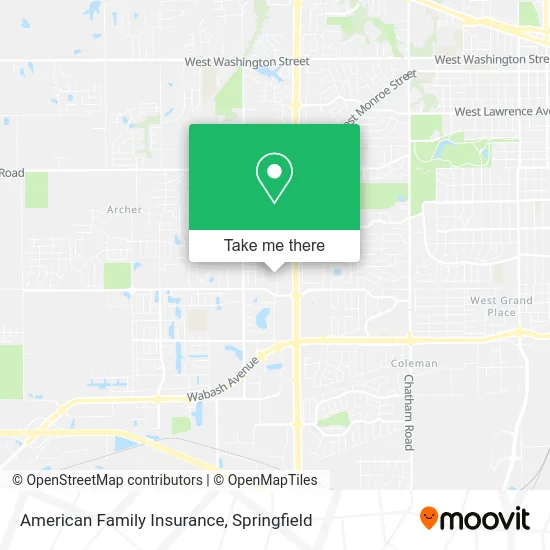 American Family Insurance map
