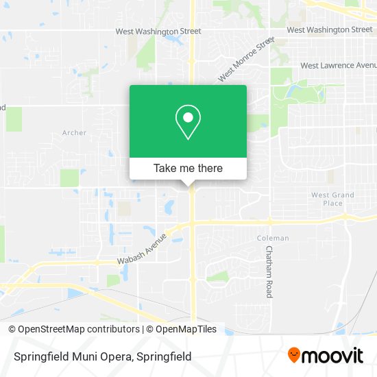 Mapa de Springfield Muni Opera