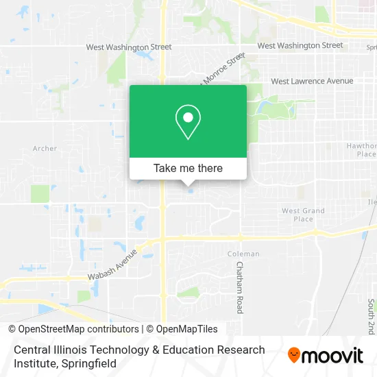 Central Illinois Technology & Education Research Institute map