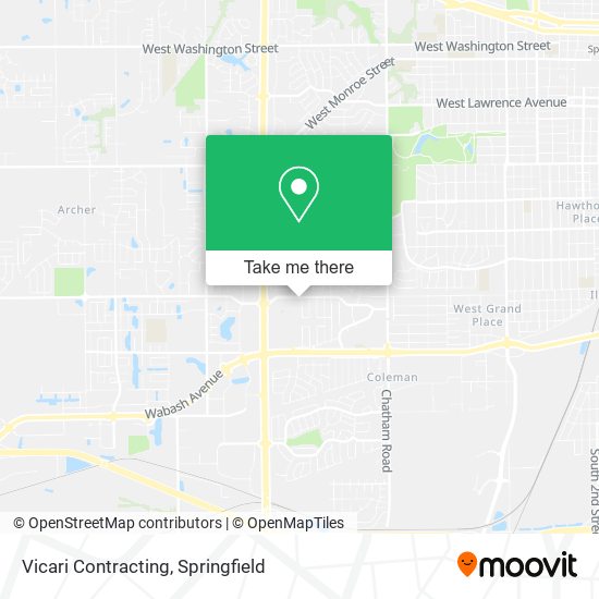 Vicari Contracting map