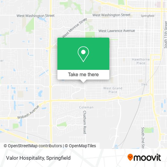 Valor Hospitality map