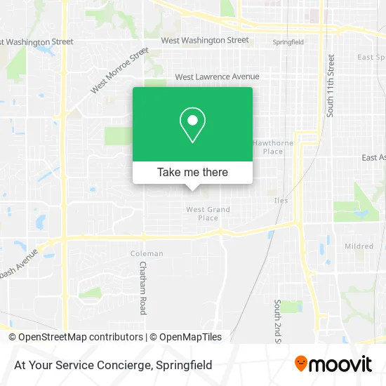 At Your Service Concierge map