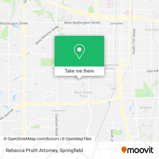 Mapa de Rebecca Pruitt Attorney