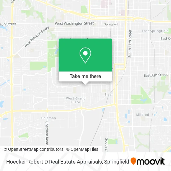 Hoecker Robert D Real Estate Appraisals map