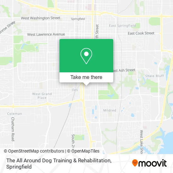 Mapa de The All Around Dog Training & Rehabilitation
