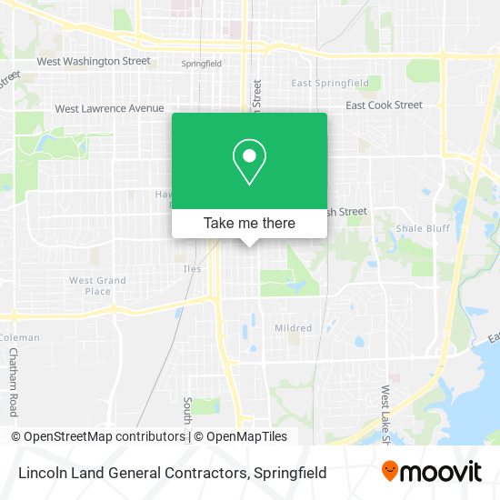 Mapa de Lincoln Land General Contractors