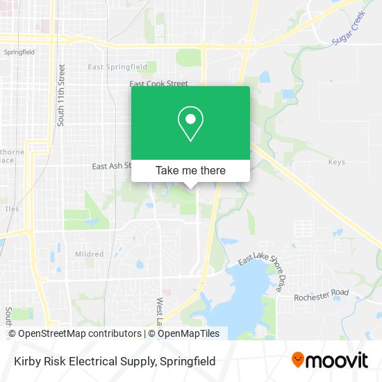 Mapa de Kirby Risk Electrical Supply