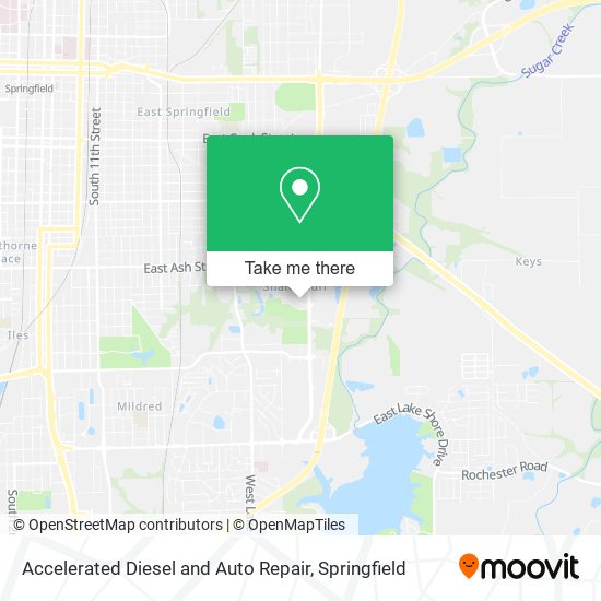 Accelerated Diesel and Auto Repair map