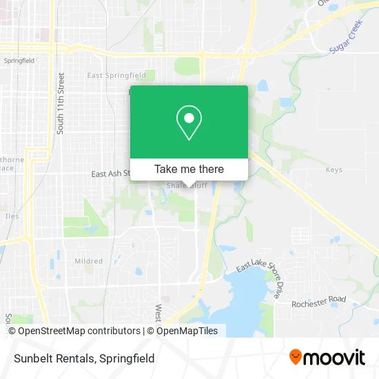 Mapa de Sunbelt Rentals