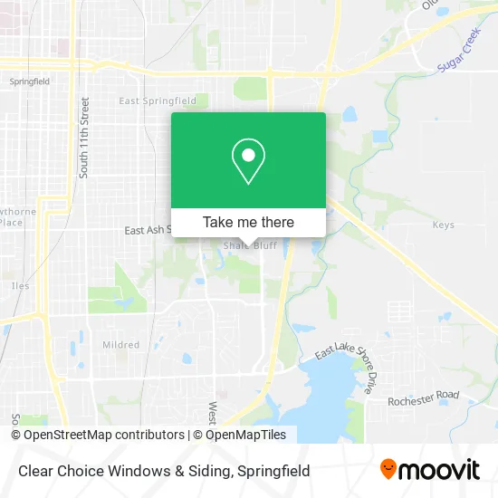 Clear Choice Windows & Siding map
