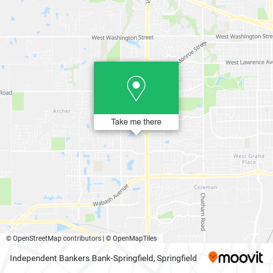 Independent Bankers Bank-Springfield map