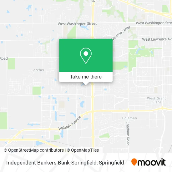 Independent Bankers Bank-Springfield map