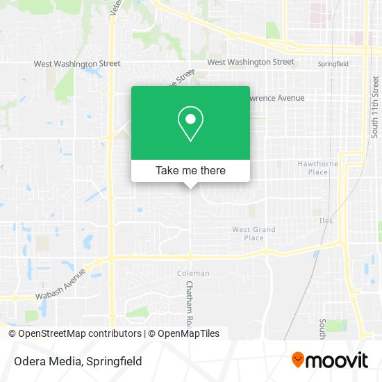 Mapa de Odera Media