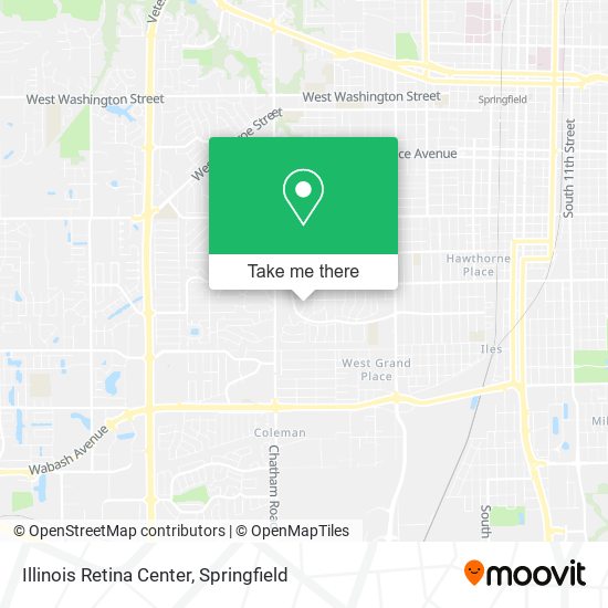 Illinois Retina Center map