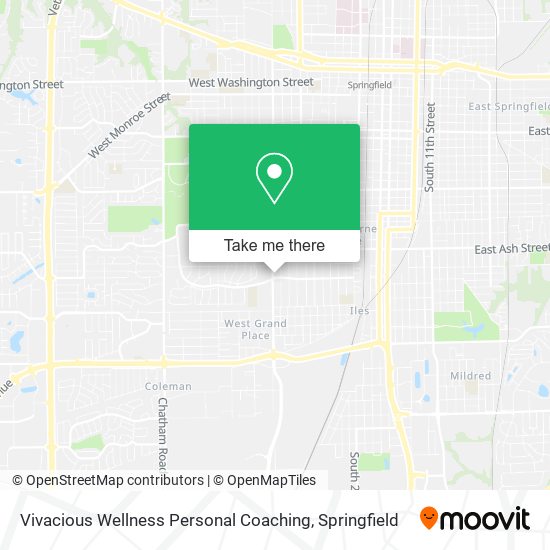 Vivacious Wellness Personal Coaching map
