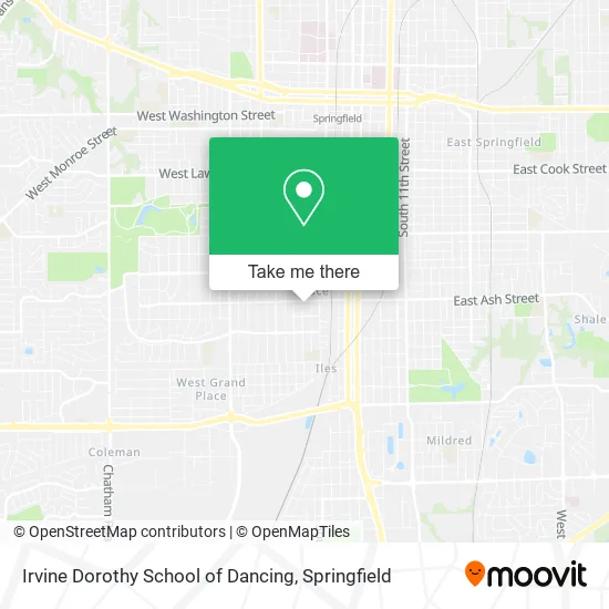 Mapa de Irvine Dorothy School of Dancing