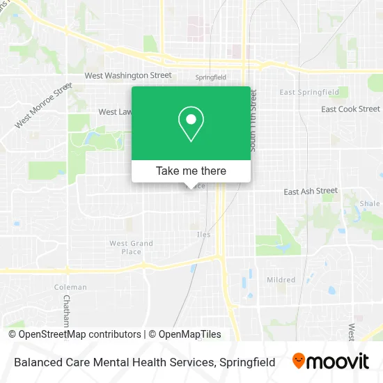 Balanced Care Mental Health Services map