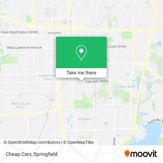 Mapa de Cheap Carz