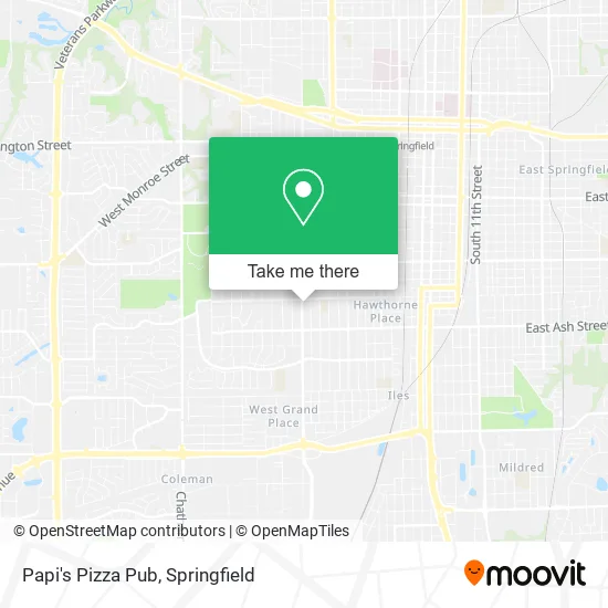 Papi's Pizza Pub map