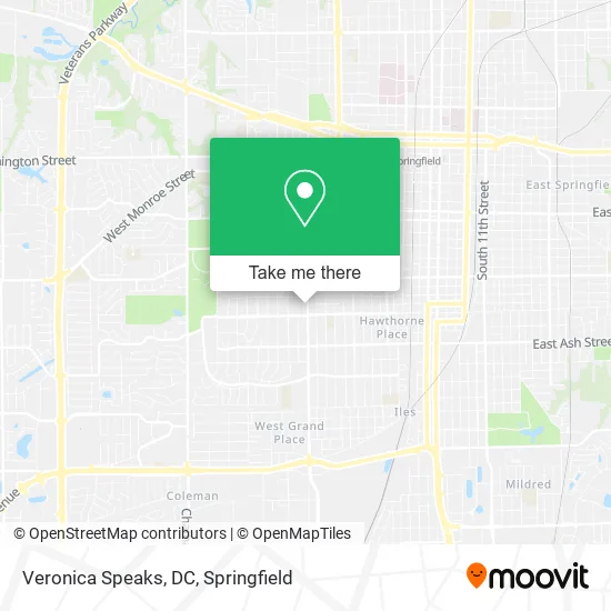Mapa de Veronica Speaks, DC