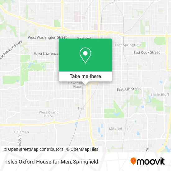 Mapa de Isles Oxford House for Men