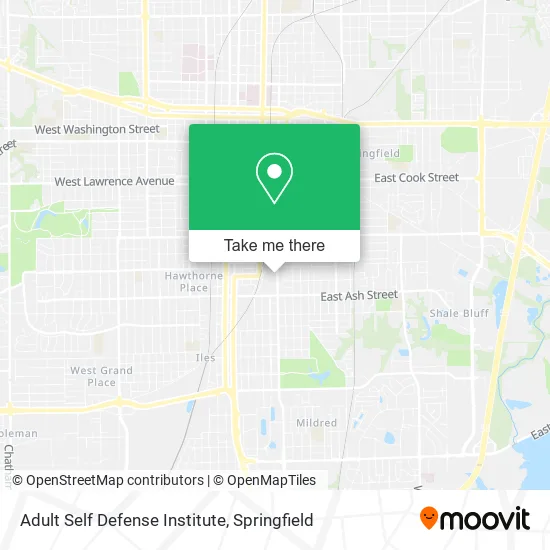 Mapa de Adult Self Defense Institute