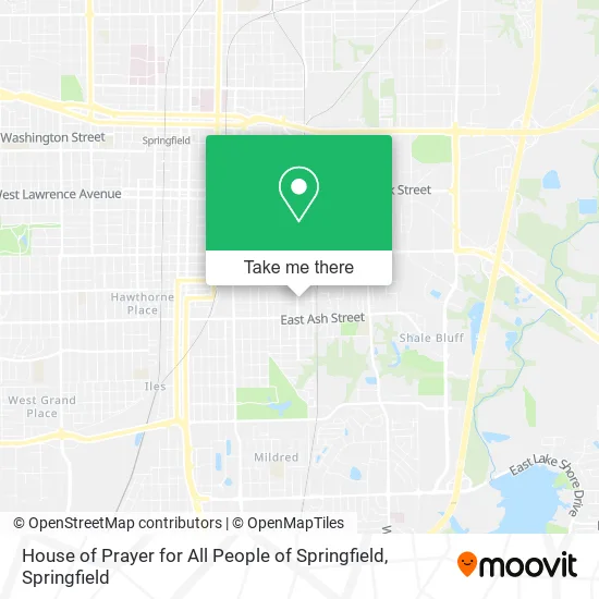 House of Prayer for All People of Springfield map