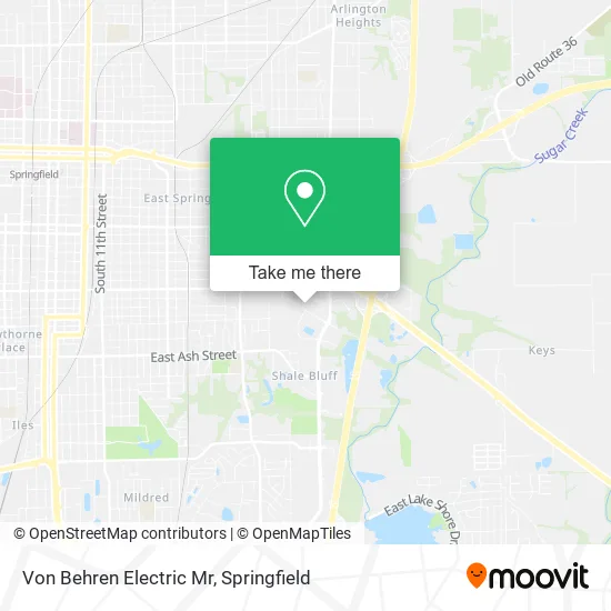 Mapa de Von Behren Electric Mr