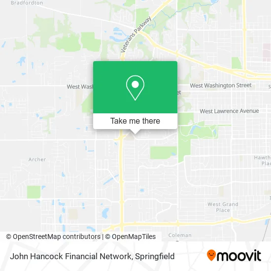 John Hancock Financial Network map