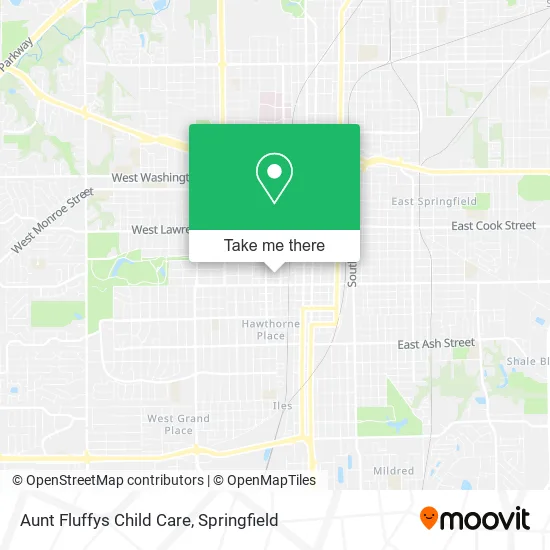 Aunt Fluffys Child Care map