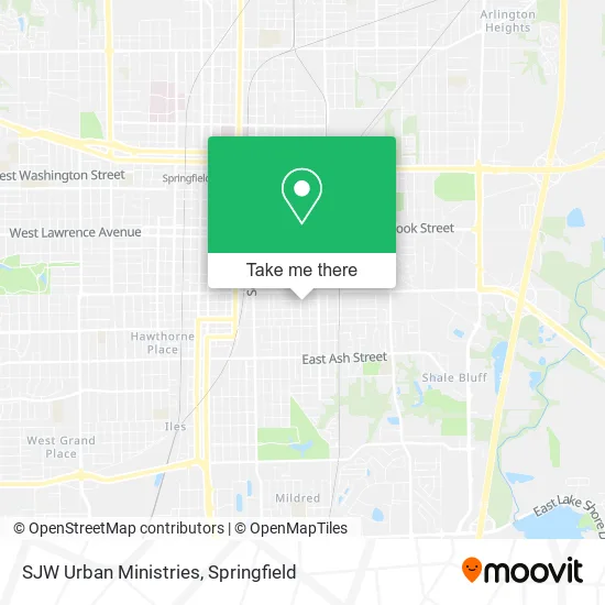 Mapa de SJW Urban Ministries