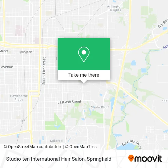 Mapa de Studio ten International Hair Salon