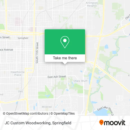 Mapa de JC Custom Woodworking