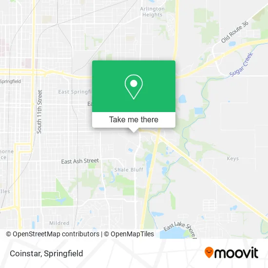 Mapa de Coinstar